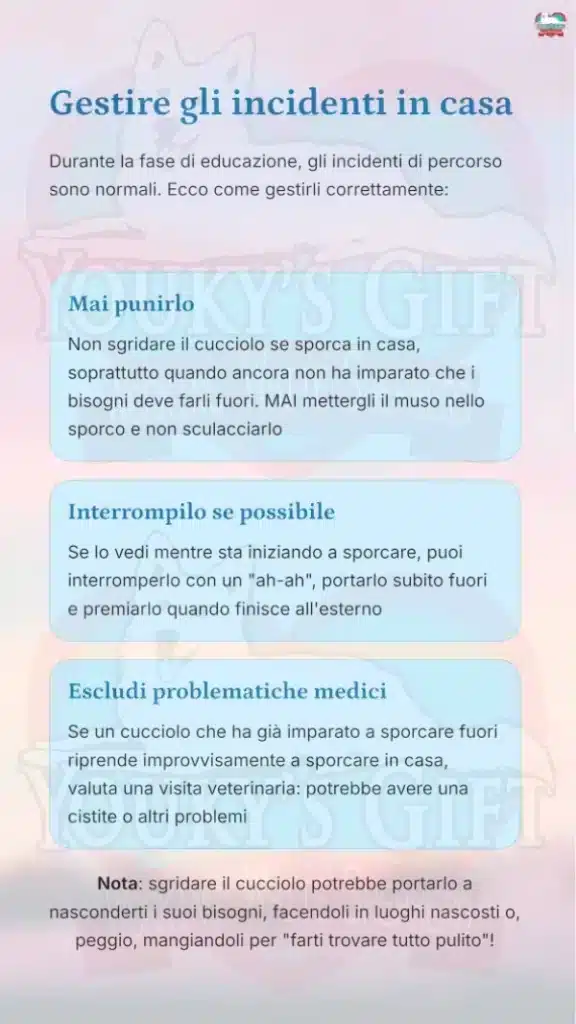 10 bisogni fuori casa Gestire gli-incidenti
