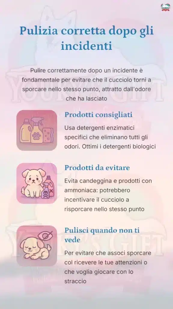 12 bisogni fuori casa Pulizia corretta