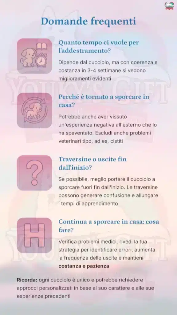 18 bisogni fuori casa Domande frequenti